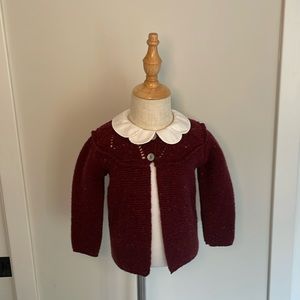 La Coqueta Baena Girl Cardigan 2T